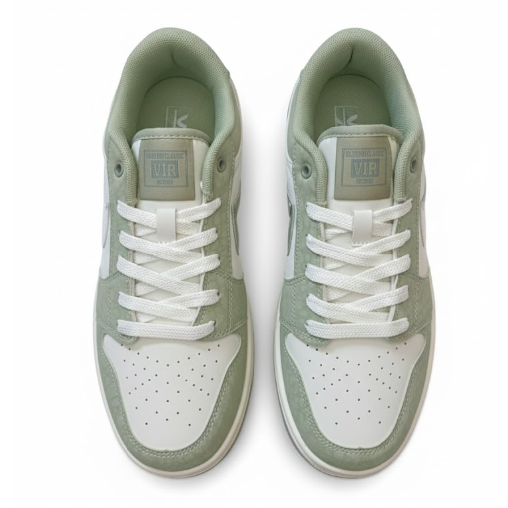 BEIGE Fleece Court Low –Honeydew Green Edition